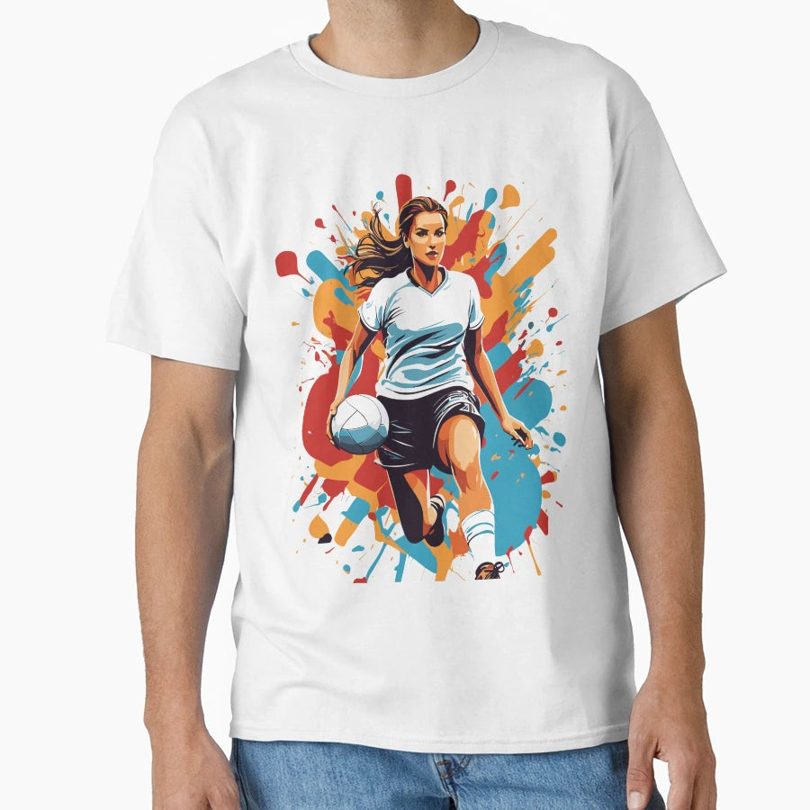 Handball Player Streetwear Iconic T-Shirt - Casual Everyday Wear Men Women - T-Shirt, Sweatshirt, Hoodie