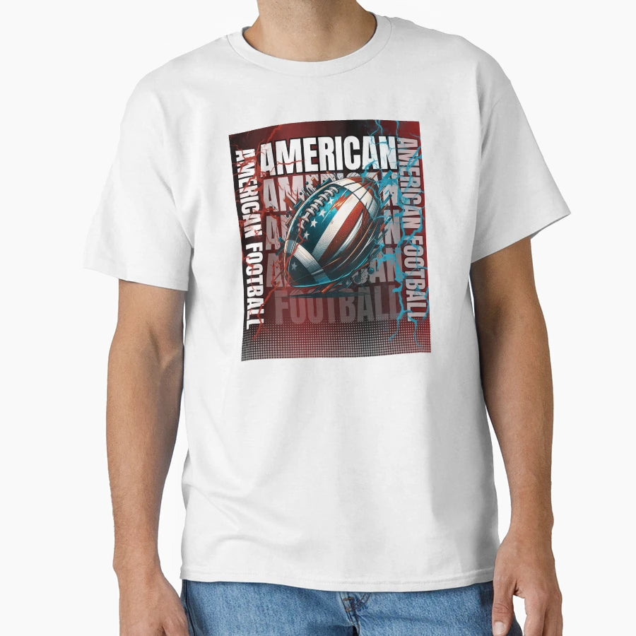 American Football T-Shirt - Graphic Print Unisex - T-Shirt, Sweatshirt, Hoodie