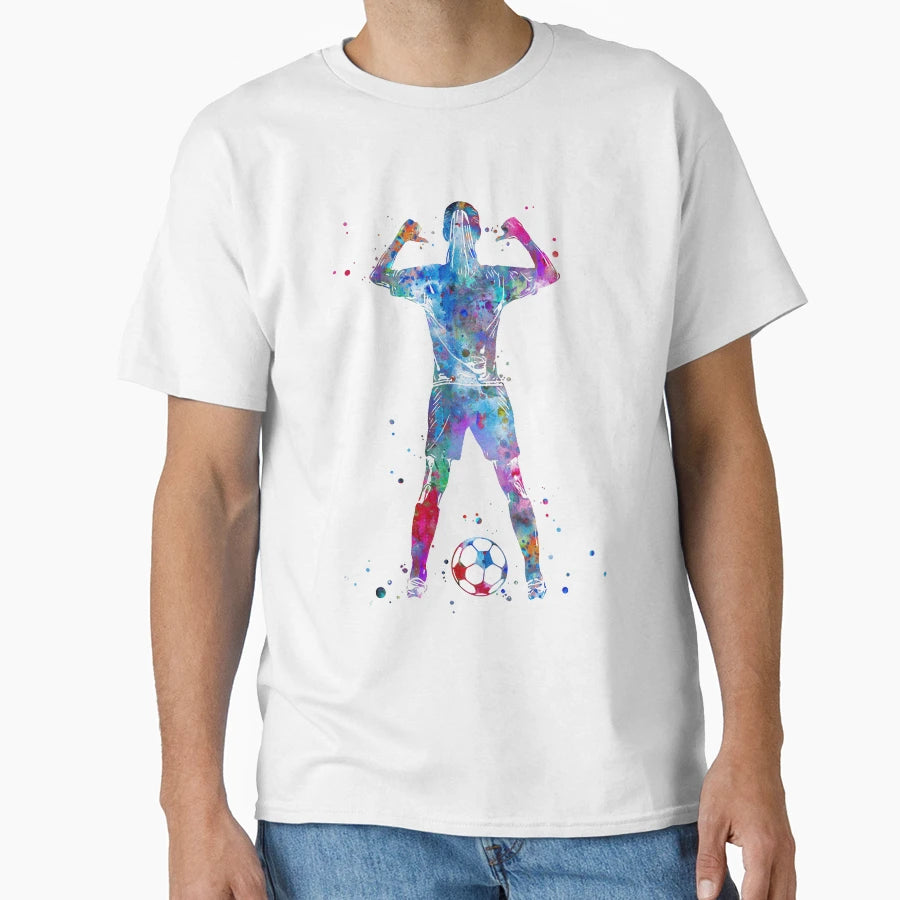 Female Soccer Player T-Shirt - Unique Graphic Unisex - T-Shirt, Sweatshirt, Hoodie