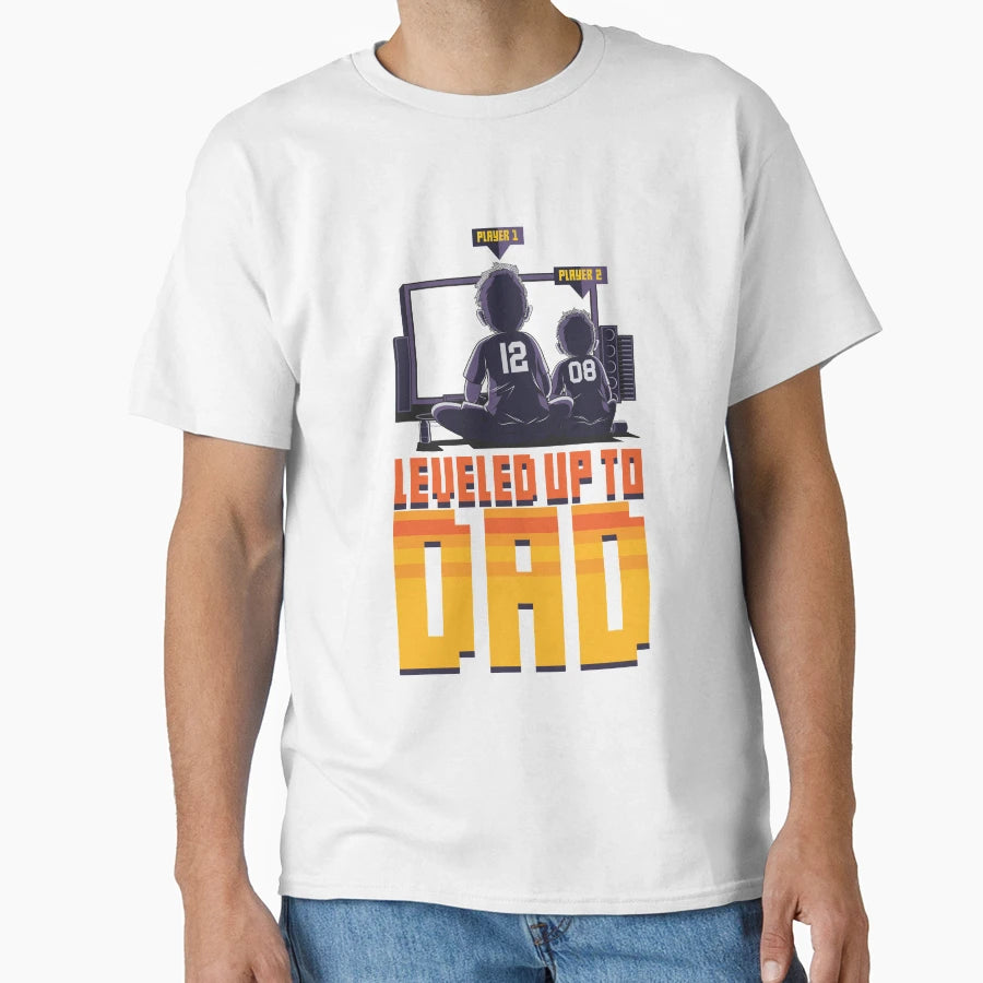 Father Son Gamer Level Up T-Shirt - Novelty Apparel Unisex - T-Shirt, Sweatshirt, Hoodie