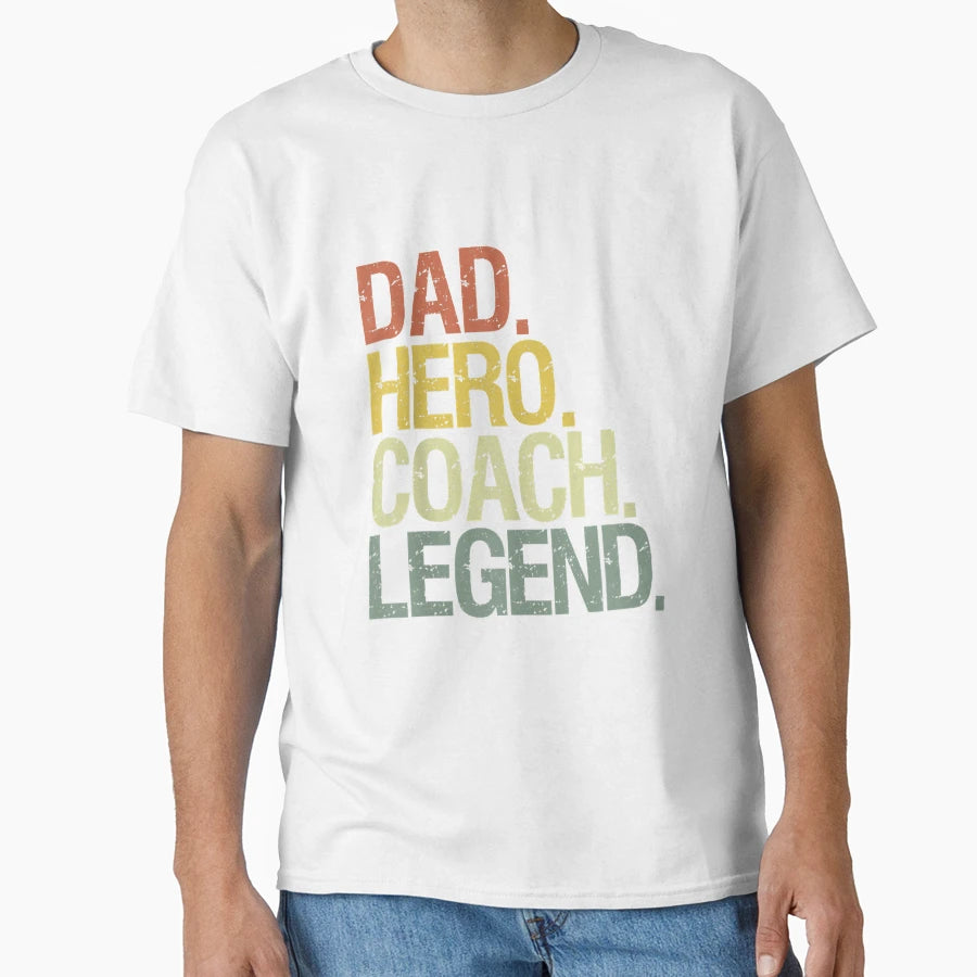 Dad Coach T-Shirt - Unique Graphic Men Women - T-Shirt, Sweatshirt, Hoodie