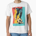 Kicking Goals Soccer Football T-Shirt - Graphic Print Unisex - T-Shirt, Sweatshirt, Hoodie