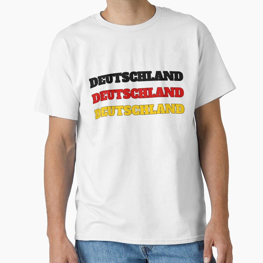 Deutschland Fan by Hamlet Sons - Adult & Kids T-Shirts, Sweatshirts & Hoodies apparel design preview 1