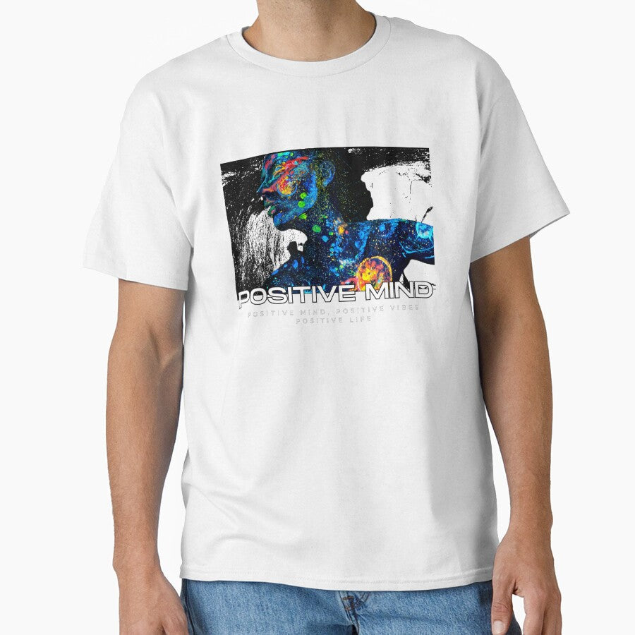 Positive Mind, Vibes, Life by blancheart1 - Adult & Kids T-Shirts, Sweatshirts & Hoodies apparel design preview 1