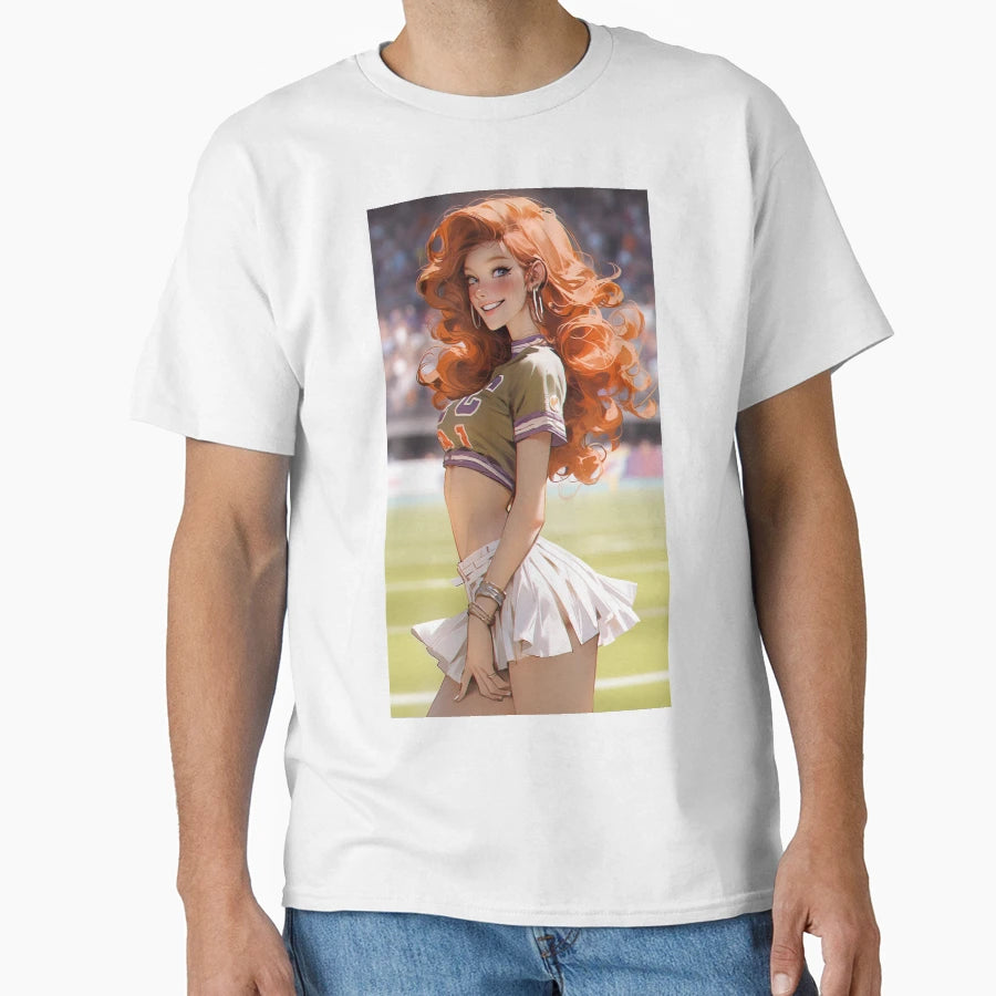 Lovely Cheerleader T-Shirt - Graphic Print Unisex - T-Shirt, Sweatshirt, Hoodie