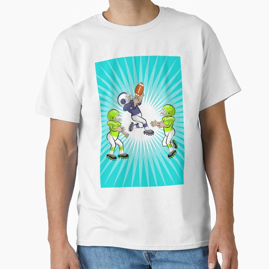 American Football Player Stays T-Shirt - Casual Everyday Wear for Adults - T-Shirt, Sweatshirt, Hoodie