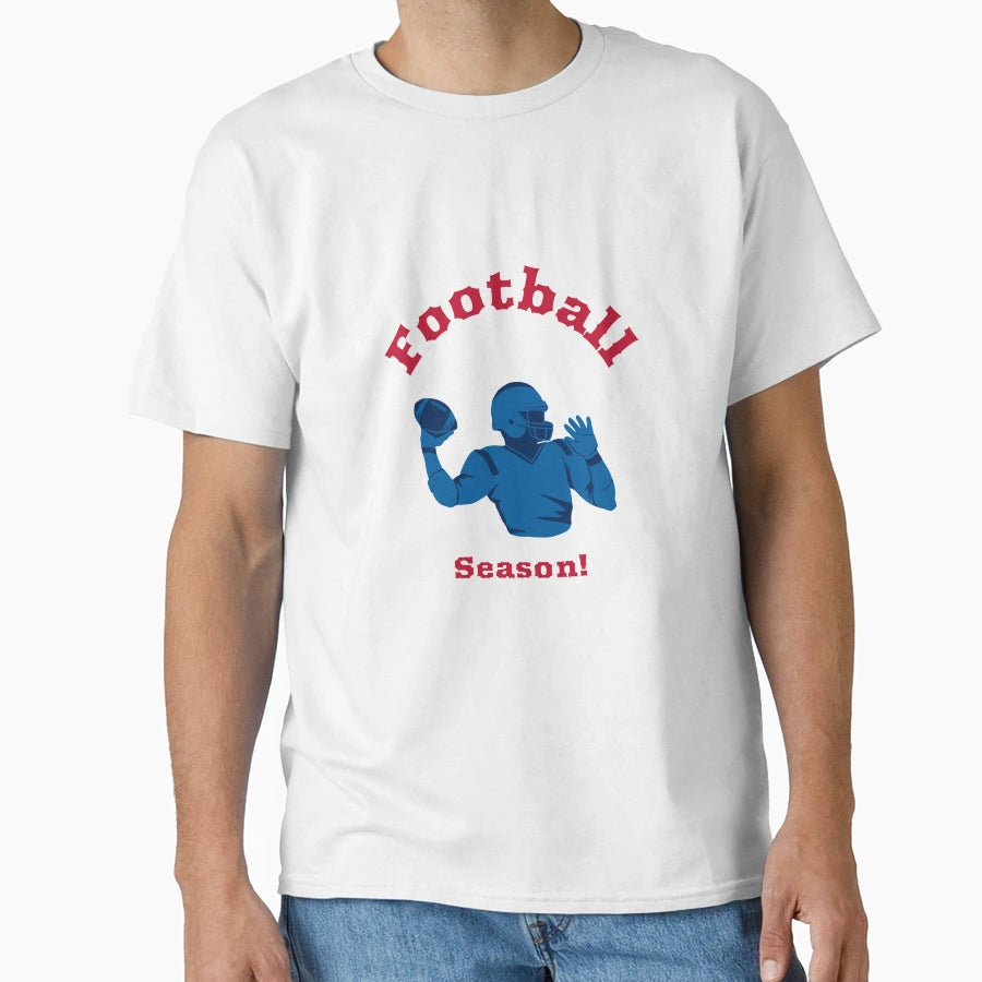Football Season T-Shirt - Custom Art Print Men Women - T-Shirt, Sweatshirt, Hoodie