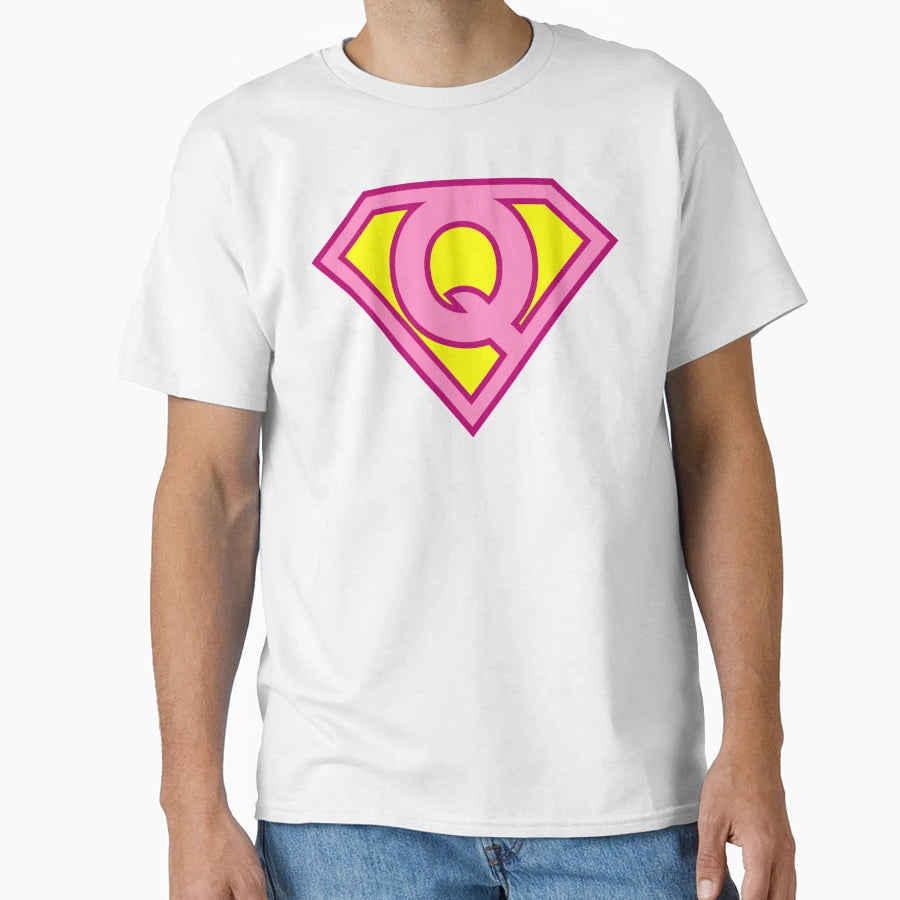 Letter Q Super Letter Vol 2 T-Shirt - Fun Novelty Design Men Women - T-Shirt, Sweatshirt, Hoodie