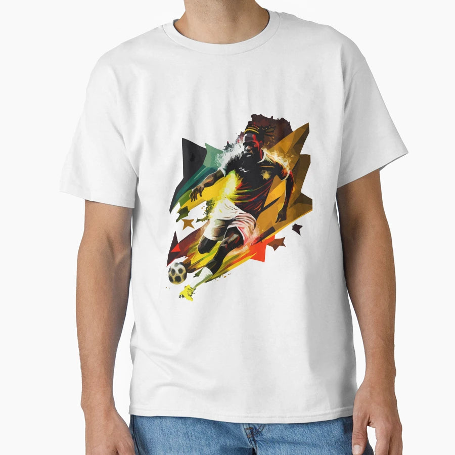 Ghana Soccer Quality Art T-Shirt - Aesthetic Graphic for Adults - T-Shirt, Sweatshirt, Hoodie
