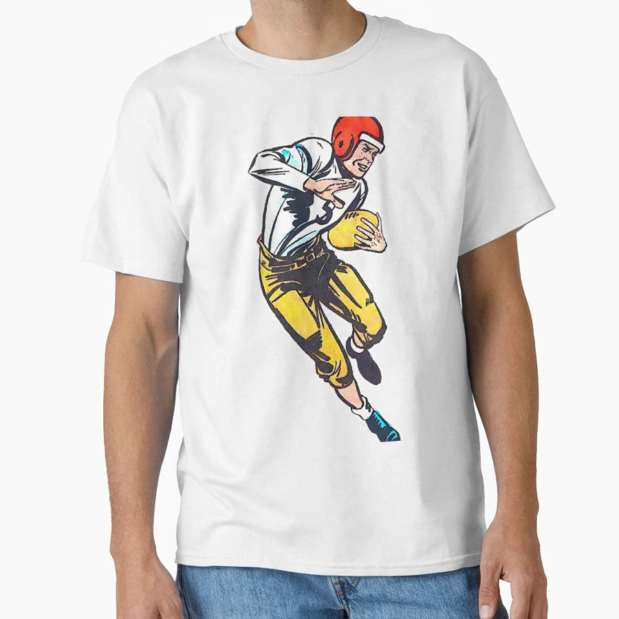 American Football Athlete T-Shirt - Aesthetic Graphic for Adults - T-Shirt, Sweatshirt, Hoodie