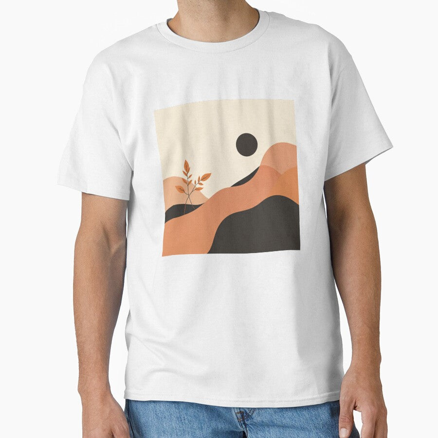 Boho Nature Landscape by neomadesigns - Adult & Kids T-Shirts, Sweatshirts & Hoodies apparel design preview 1