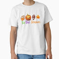 Fall Season Tis Season Coffee Pumpkin T-Shirt - Minimalist Print Unisex - T-Shirt, Sweatshirt, Hoodie