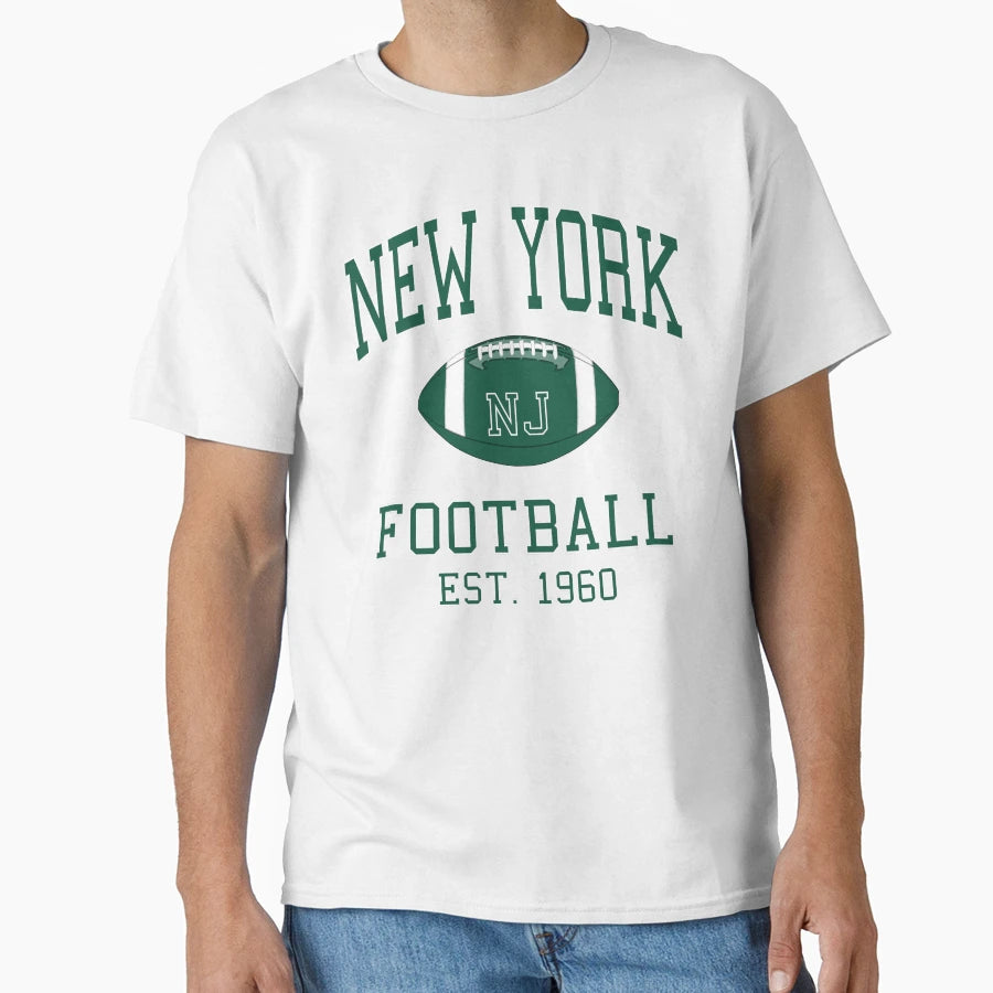 New York Football T-Shirt - Fun Novelty Design Unisex - T-Shirt, Sweatshirt, Hoodie