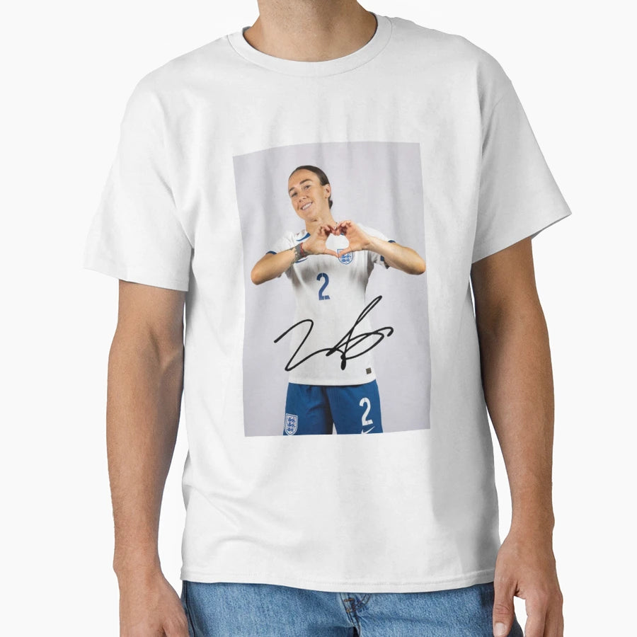 Lucy Bronze Signed Autograph England T-Shirt - Novelty Apparel Men Women - T-Shirt, Sweatshirt, Hoodie