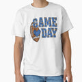 Game Day Glitter Leopard Football T-Shirt - Custom Art Print for Adults - T-Shirt, Sweatshirt, Hoodie