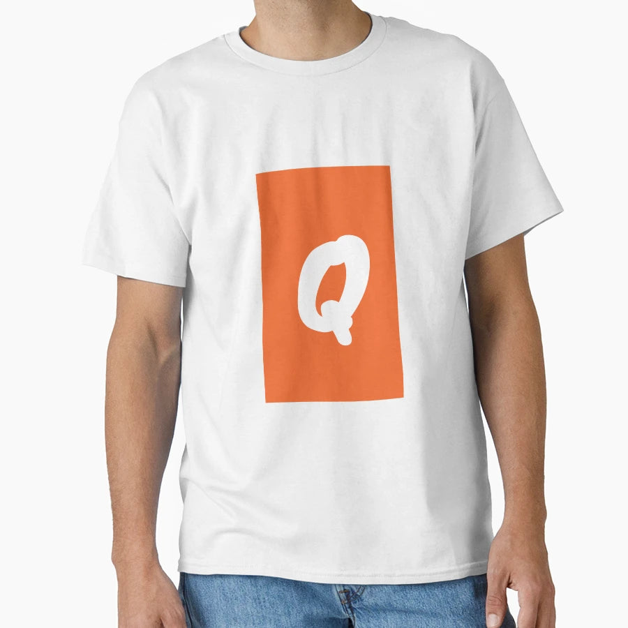 Alphabet Range Chunky Q T-Shirt - Trendy Graphic for Adults - T-Shirt, Sweatshirt, Hoodie