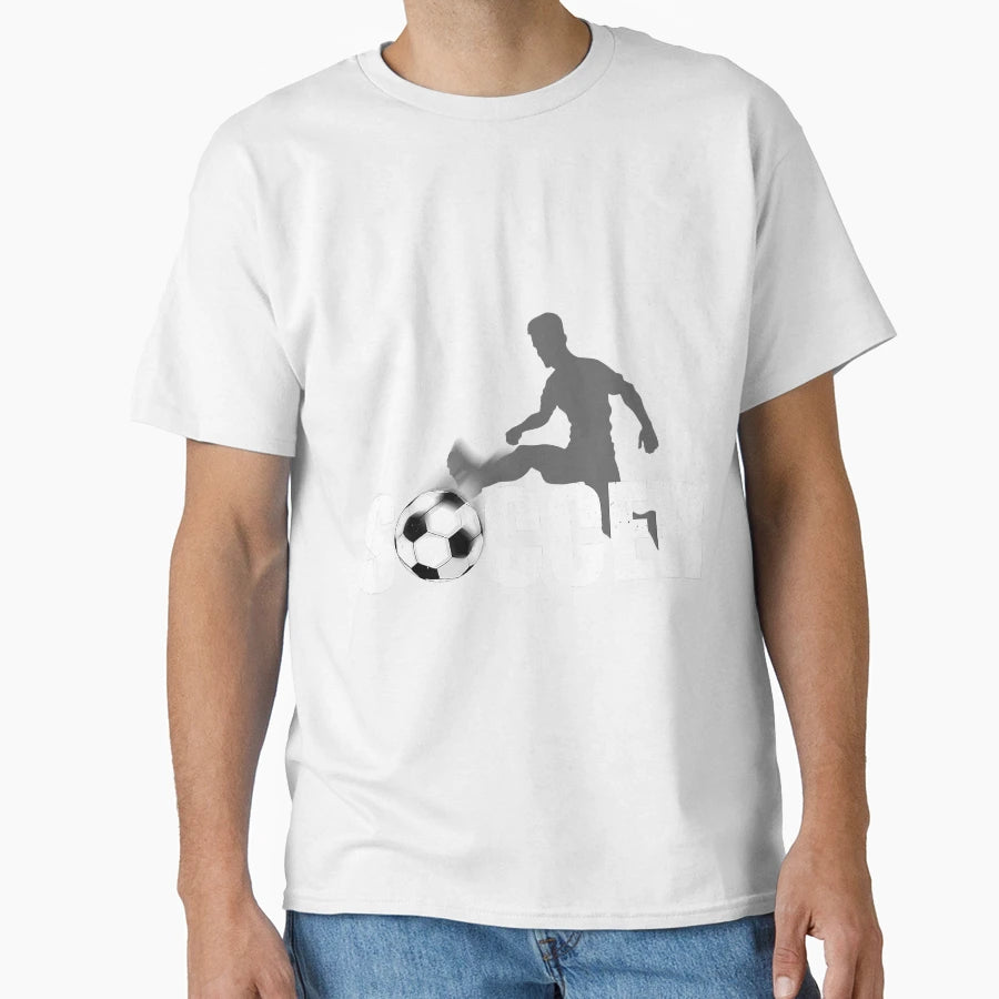 Soccer Player Ball Sport Soccer Team T-Shirt - Aesthetic Graphic Unisex - T-Shirt, Sweatshirt, Hoodie