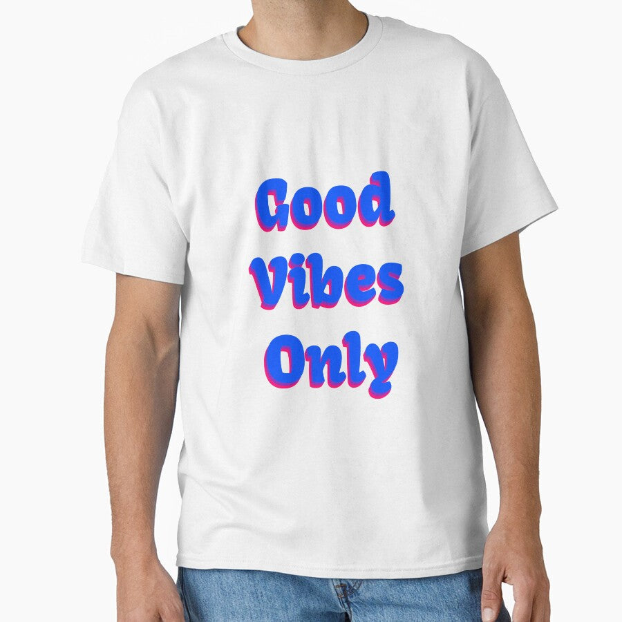 Retro Good Vibes Only by believeluna - Adult & Kids T-Shirts, Sweatshirts & Hoodies apparel design preview 1