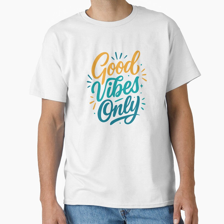 Good Vibes Only by GinColorist - Adult & Kids T-Shirts, Sweatshirts & Hoodies apparel design preview 1
