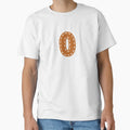 0 Number College Usa Leather Stitched T-Shirt - Trendy Graphic for Adults - T-Shirt, Sweatshirt, Hoodie
