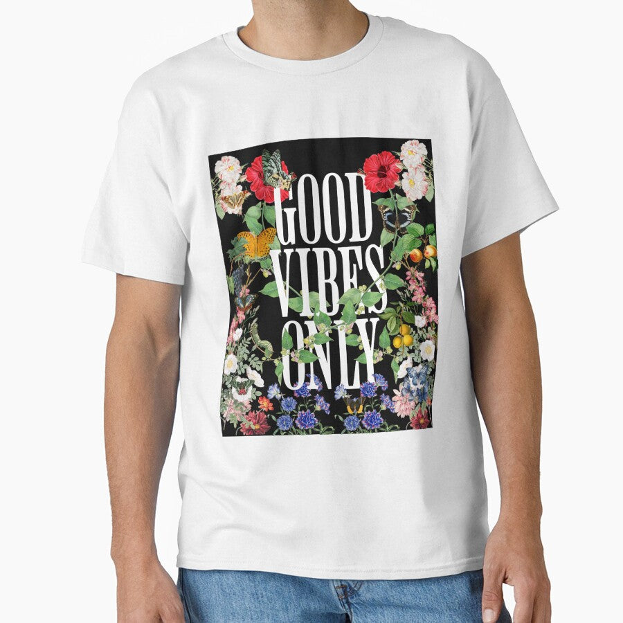 Good Vibes Only by Nexttout - Adult & Kids T-Shirts, Sweatshirts & Hoodies apparel design preview 1