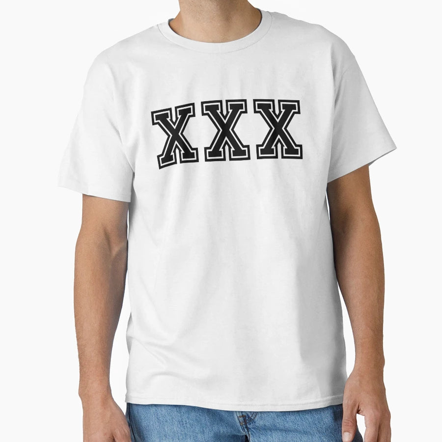 Xxx Black 18 T-Shirt - Minimalist Print for Adults - T-Shirt, Sweatshirt, Hoodie