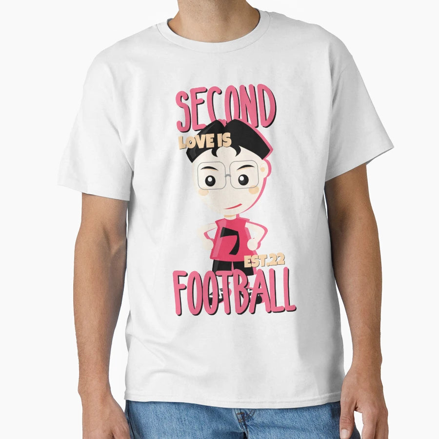 Second Love Is Footbal T-Shirt - Unique Graphic Unisex - T-Shirt, Sweatshirt, Hoodie
