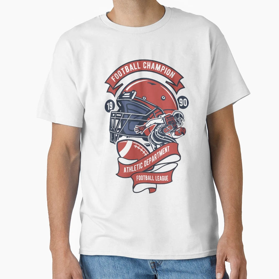 Football Champion T-Shirt - Novelty Apparel for Adults - T-Shirt, Sweatshirt, Hoodie