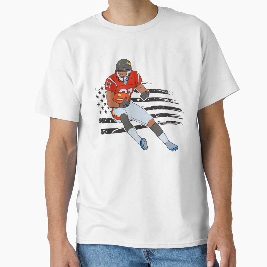American Football Funny T-Shirt - Trendy Graphic for Adults - T-Shirt, Sweatshirt, Hoodie