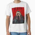 Zlatan Red Bg T-Shirt - Trendy Graphic Men Women - T-Shirt, Sweatshirt, Hoodie
