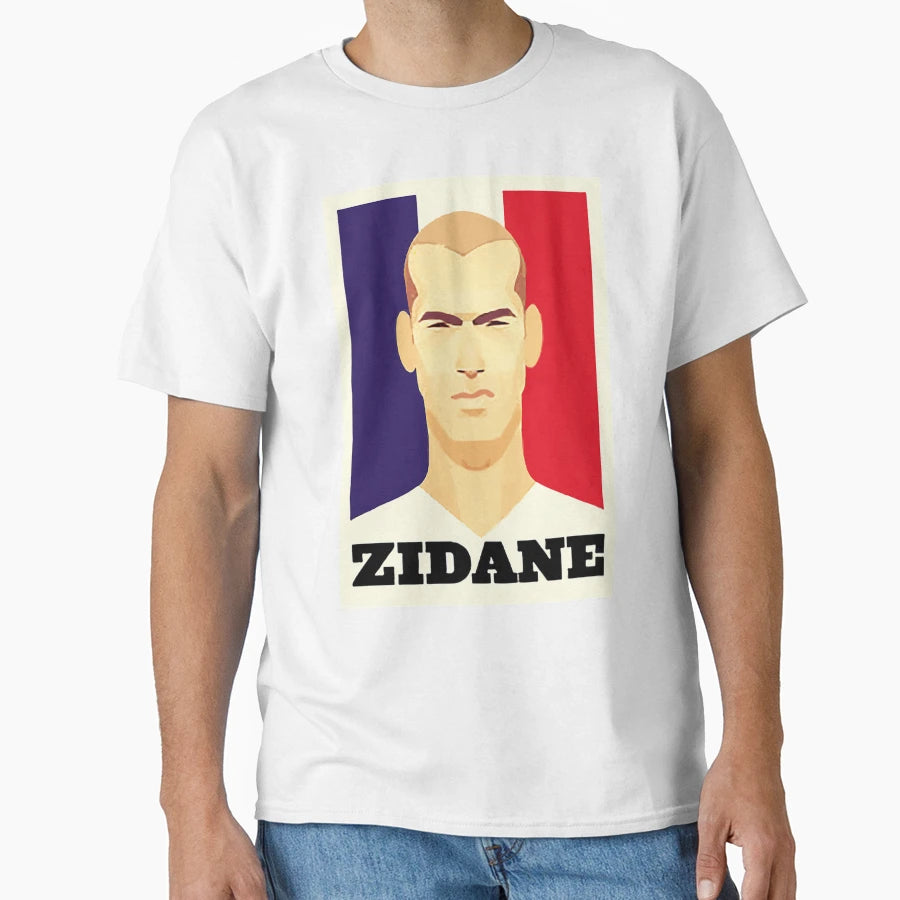 Zidane Art T-Shirt - Minimalist Print for Adults - T-Shirt, Sweatshirt, Hoodie