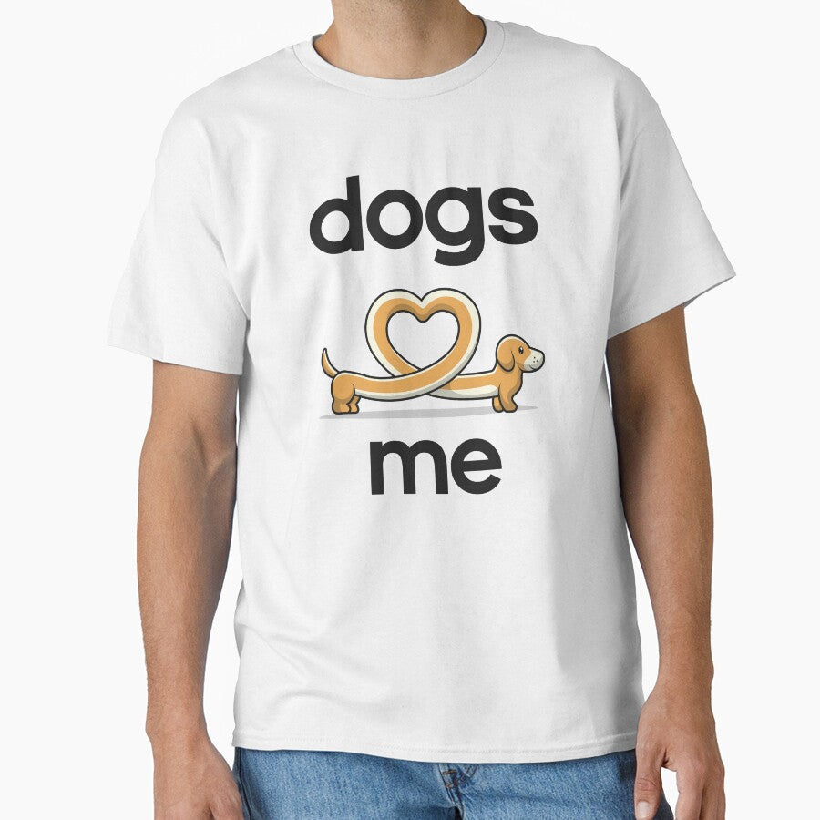 Dogs Love Me by Star - Adult & Kids T-Shirts, Sweatshirts & Hoodies apparel design preview 1