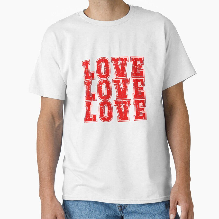 Love Bold Typography by DotLineColor - Adult & Kids T-Shirts, Sweatshirts & Hoodies apparel design preview 1