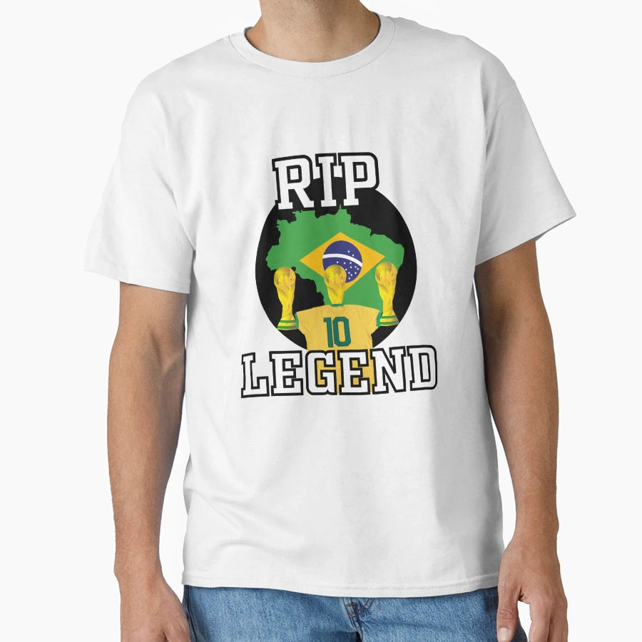 Rip Legend Rest Peace Pele T-Shirt - Trendy Graphic Men Women - T-Shirt, Sweatshirt, Hoodie