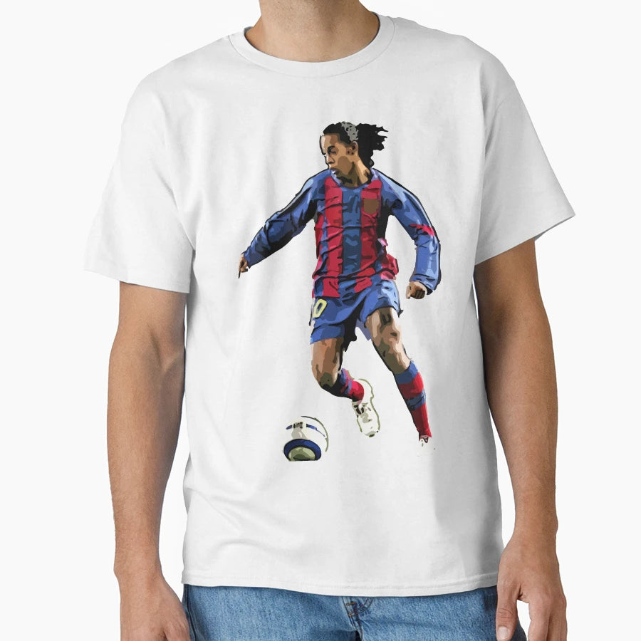 Ronaldinho T-Shirt - Aesthetic Graphic Unisex - T-Shirt, Sweatshirt, Hoodie