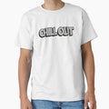 Cool Calm Collected: 'Chill Out' Typography - Adult & Kids T-Shirts, Sweatshirts & Hoodies apparel design preview 1