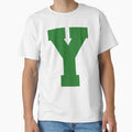 Alphabet Green Y Sports Letter Y T-Shirt - Unique Graphic Men Women - T-Shirt, Sweatshirt, Hoodie