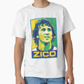 Zico Brazil T-Shirt - Graphic Print Unisex - T-Shirt, Sweatshirt, Hoodie