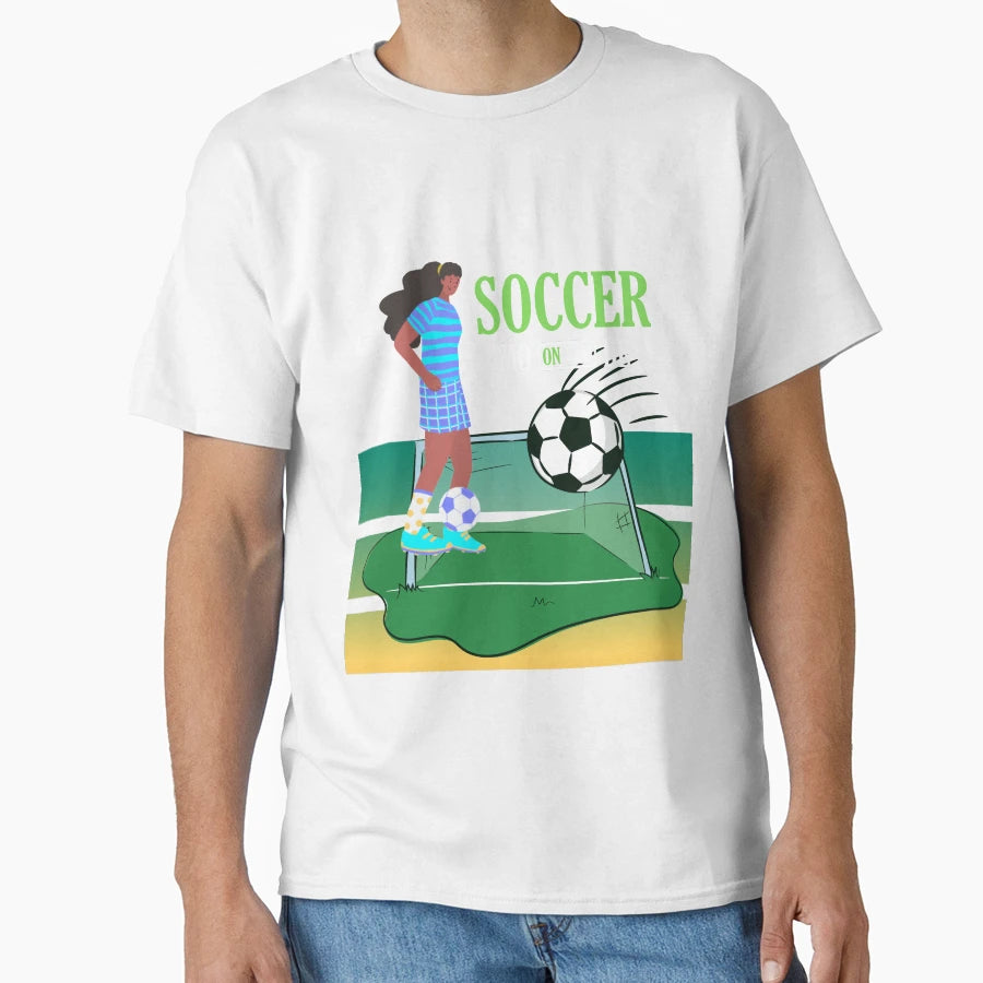 Soccer Mode Player T-Shirt - Custom Art Print Men Women - T-Shirt, Sweatshirt, Hoodie