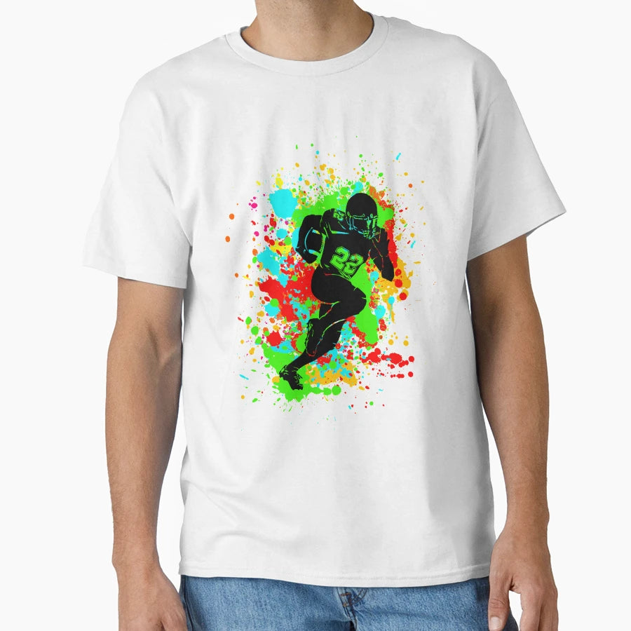 Field And Couch Front Tv American T-Shirt - Unique Graphic for Adults - T-Shirt, Sweatshirt, Hoodie