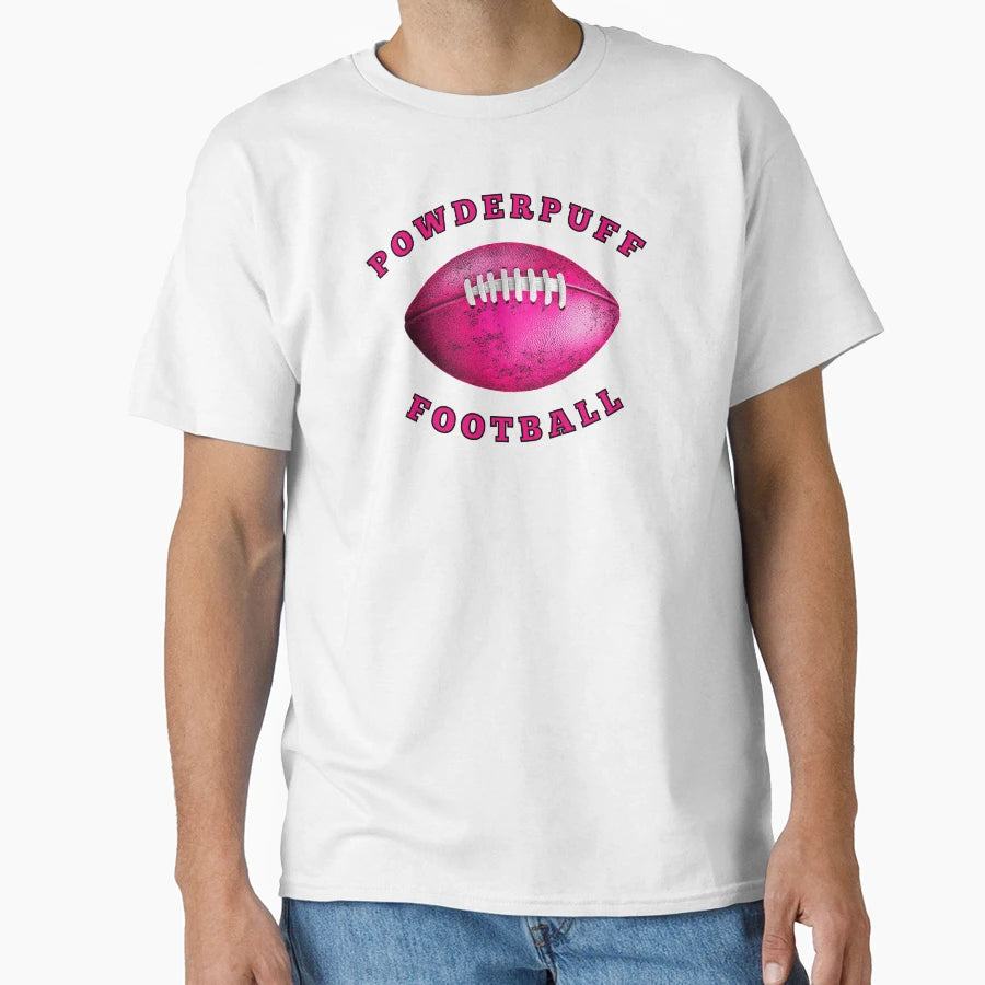 Powderpuff Football T-Shirt - Custom Art Print Men Women - T-Shirt, Sweatshirt, Hoodie