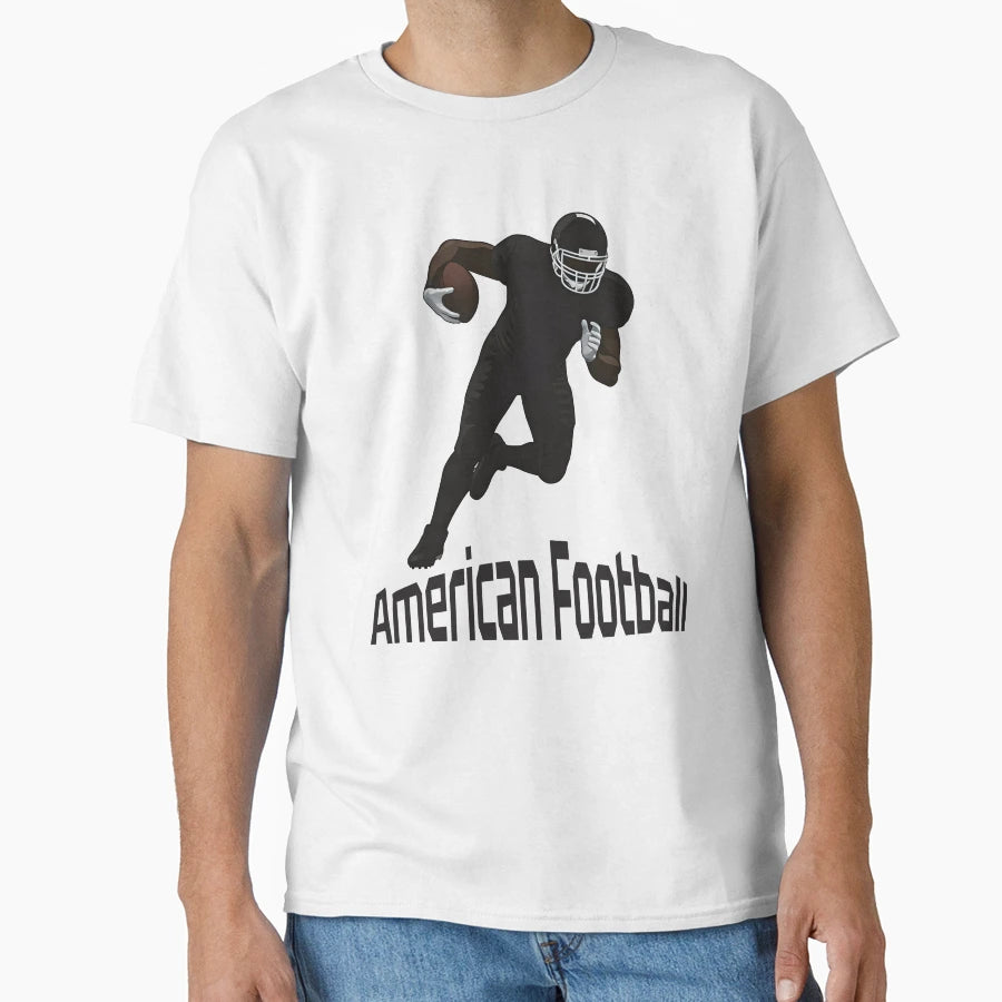 American Football Player T-Shirt - Aesthetic Graphic Unisex - T-Shirt, Sweatshirt, Hoodie