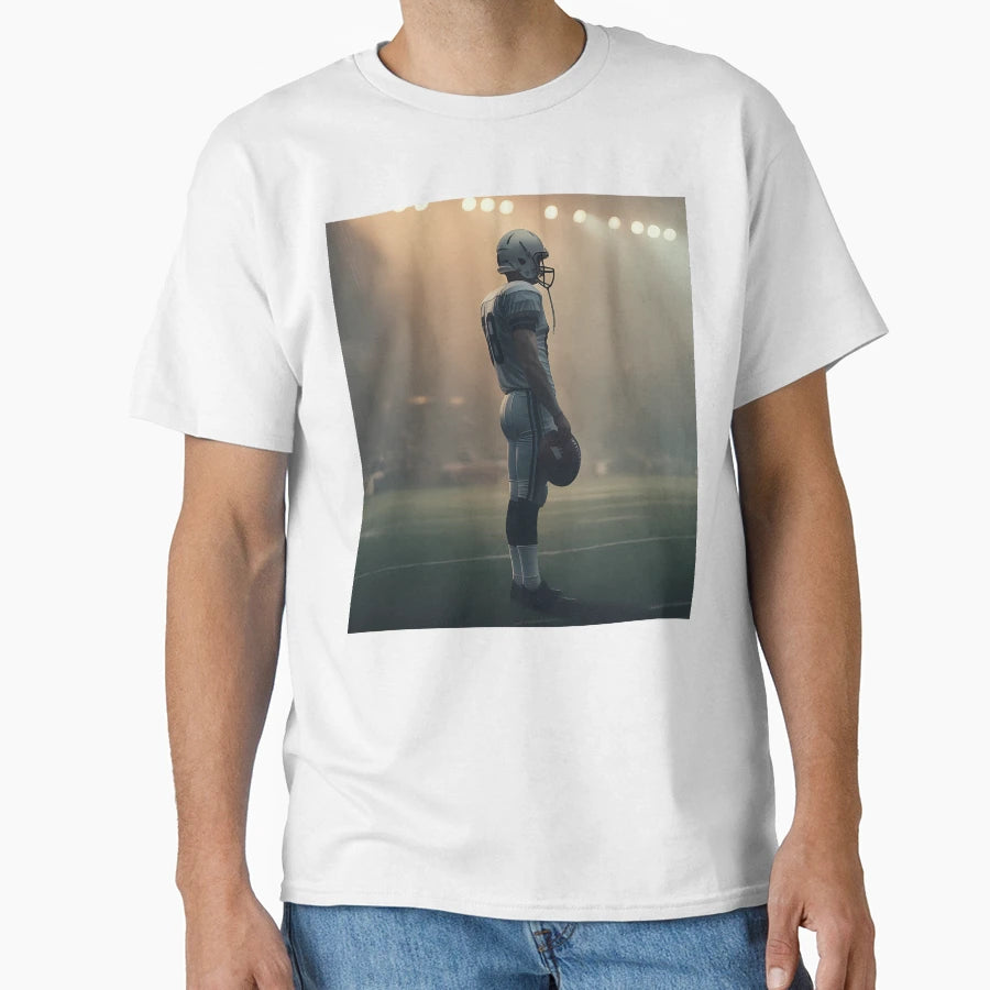 Emotional Football Scene Dreamy T-Shirt - Graphic Print Men Women - T-Shirt, Sweatshirt, Hoodie