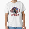 American Football Soccer Team T-Shirt - Minimalist Print Unisex - T-Shirt, Sweatshirt, Hoodie