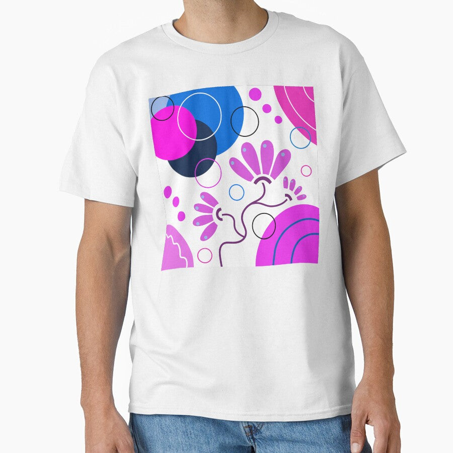 Blue Pink Purple Whimsical Boho Design by Sartoris - Adult & Kids T-Shirts, Sweatshirts & Hoodies apparel design preview 1