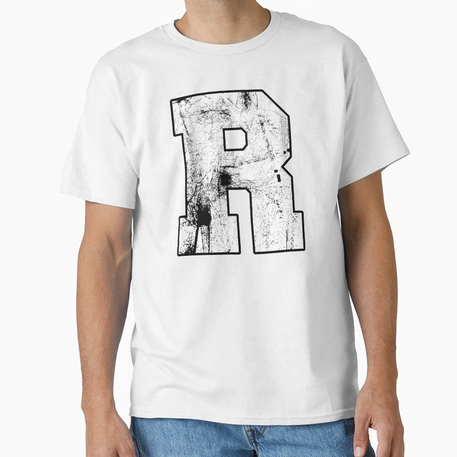 Letter R Initials T-Shirt - Trendy Graphic Unisex - T-Shirt, Sweatshirt, Hoodie