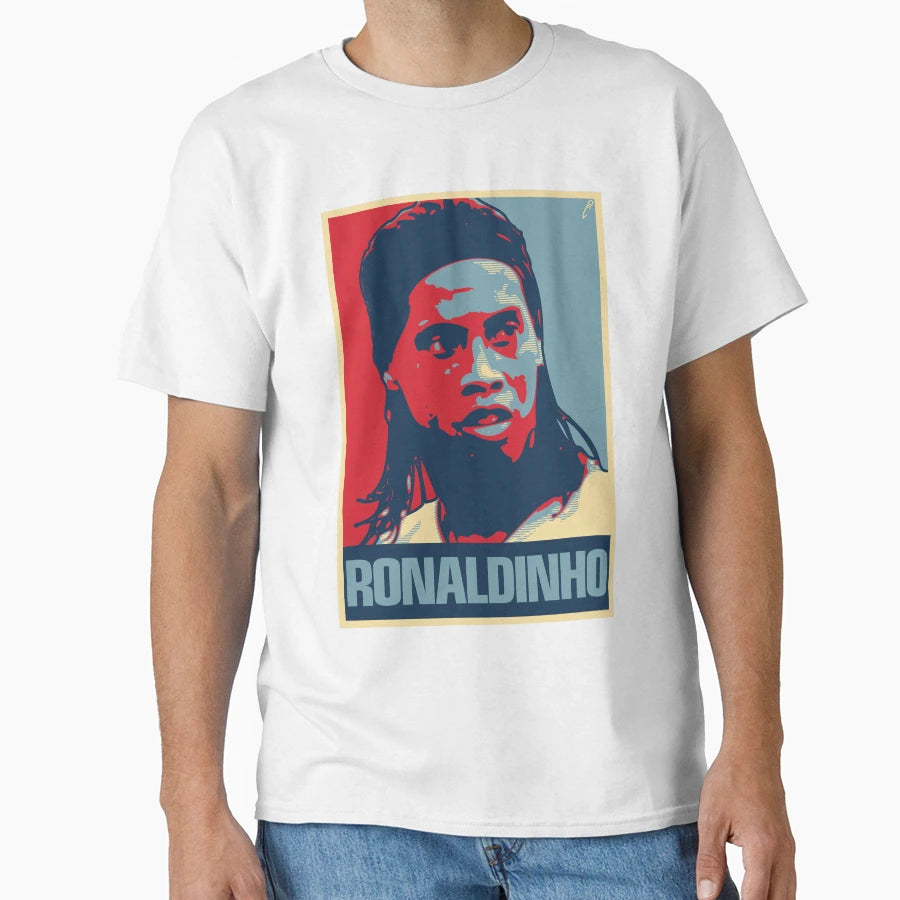 Ronaldinho T-Shirt - Custom Art Print for Adults - T-Shirt, Sweatshirt, Hoodie