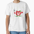 Hand Drawn Digital Art Heart Football T-Shirt - Unique Graphic Men Women - T-Shirt, Sweatshirt, Hoodie