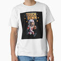 Cartoon American Football Player Scoring T-Shirt - Custom Art Print Unisex - T-Shirt, Sweatshirt, Hoodie