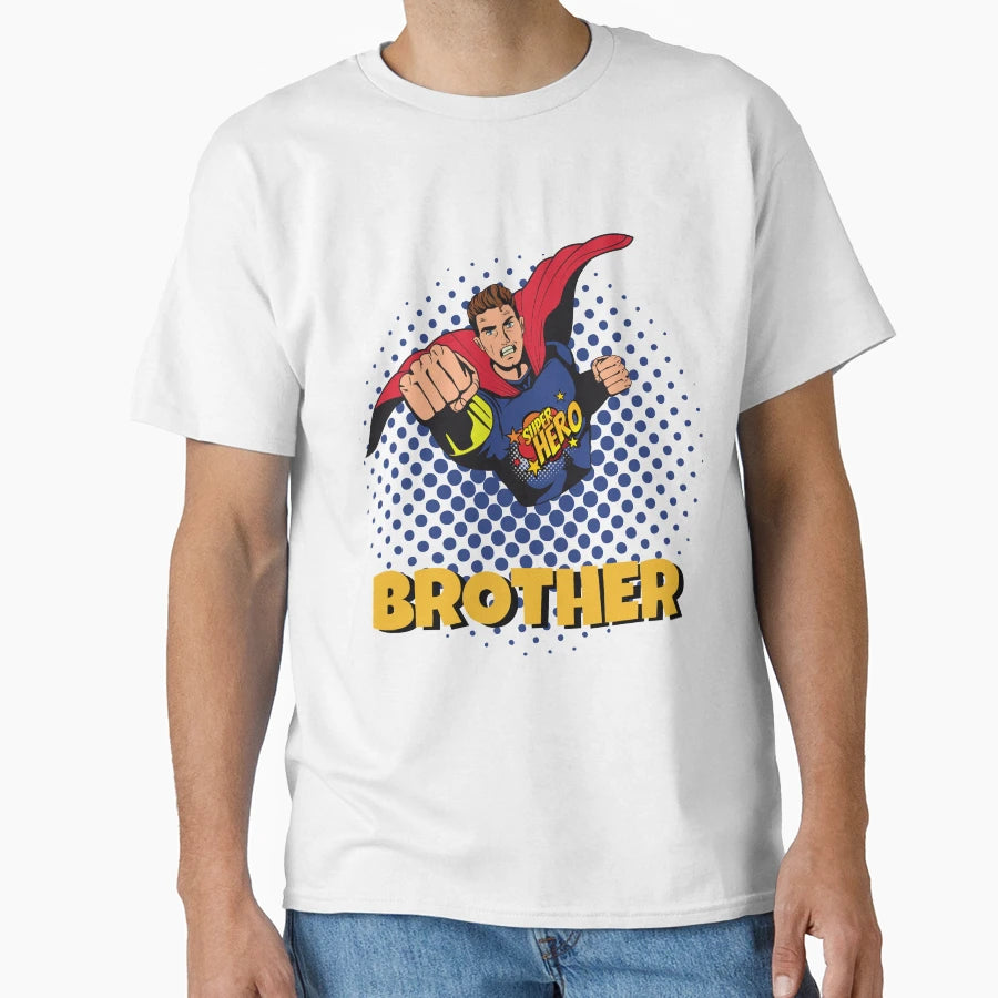 Pop Art Comic Super Hero Brother T-Shirt - Streetwear Style for Adults - T-Shirt, Sweatshirt, Hoodie